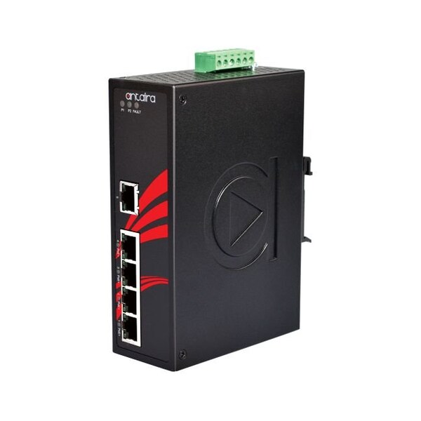 5-Port Industrial Gigabit PoE+ Unmanaged Ethernet Switch